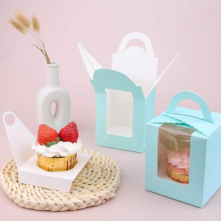 Høy styrke PET Window High Cake Box