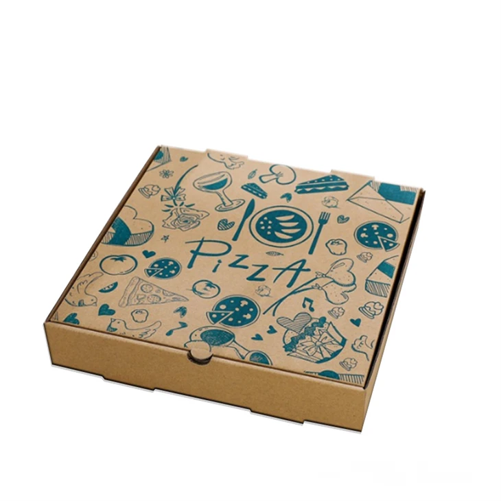 Pizzaemballasje papirboks med tilpasset logo