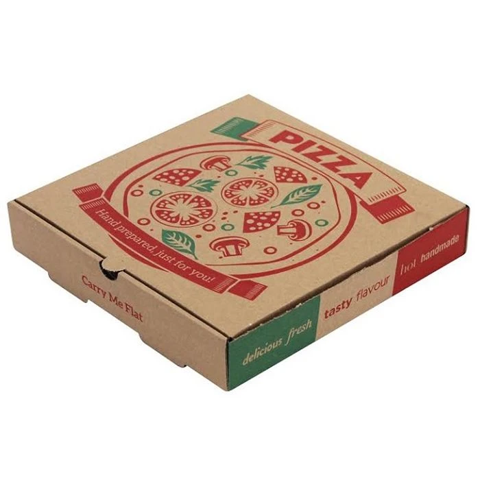 Trykket pizzaboks