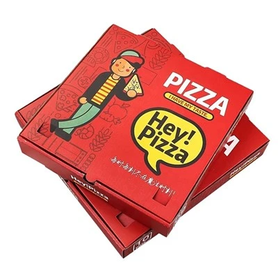 Tilpassbare resirkulerbare fargerike pizzaesker