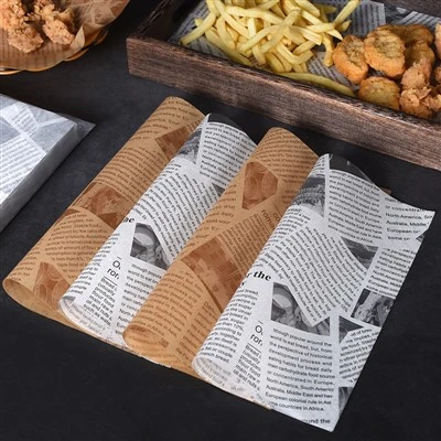 Fettfast Pe Wax Burger Wrap Paper