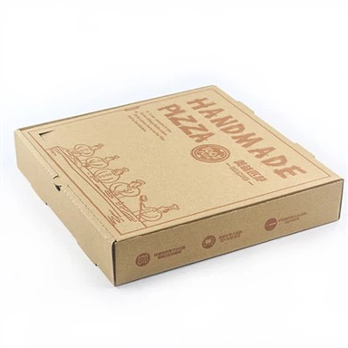 Takeaway emballasje Kraft papir pizzabokser