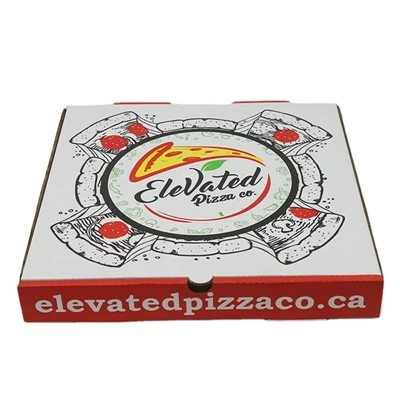 Egendefinert størrelse Logo Pizzaboks Høy kvalitet Billig